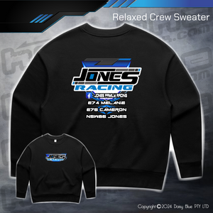 Relaxed Crew Sweater - Jones Racing
