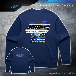 Relaxed Crew Sweater - Jones Racing