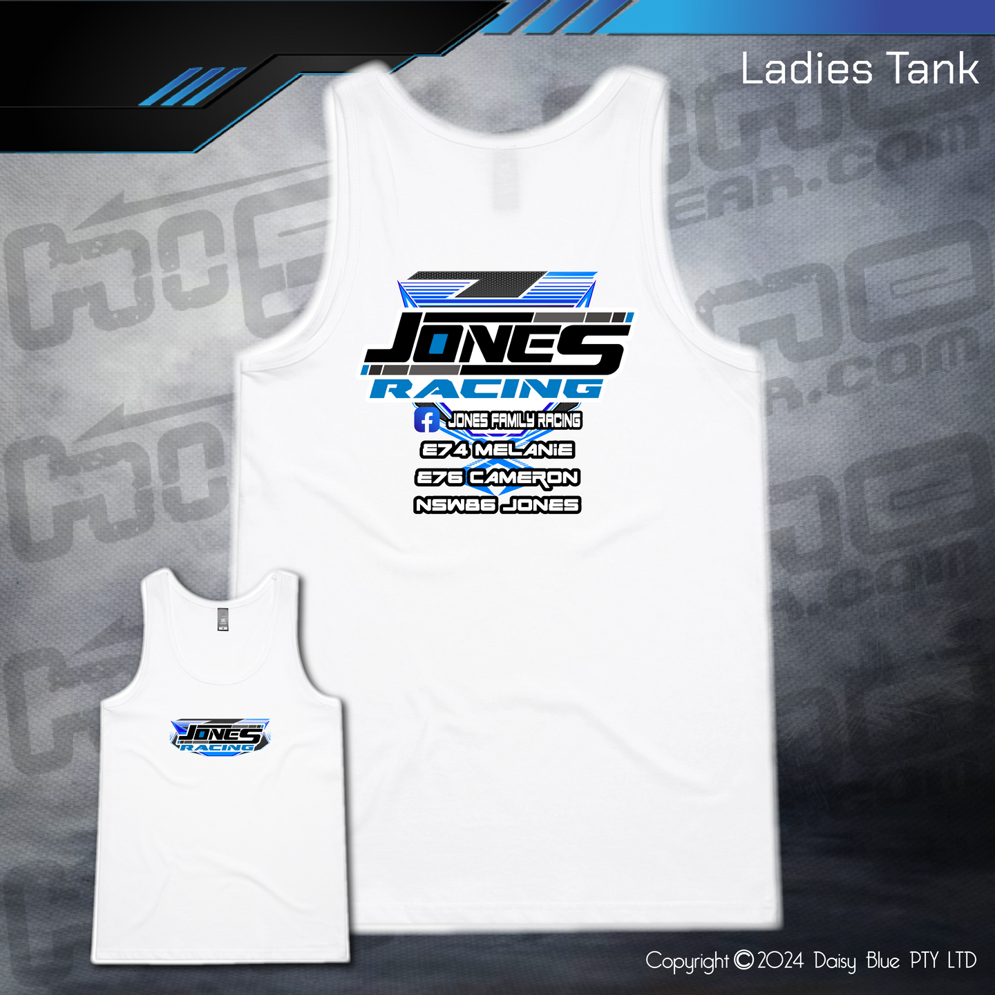 Ladies Tank - Jones Racing
