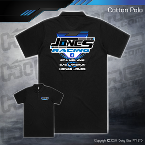 Cotton Polo - Jones Racing