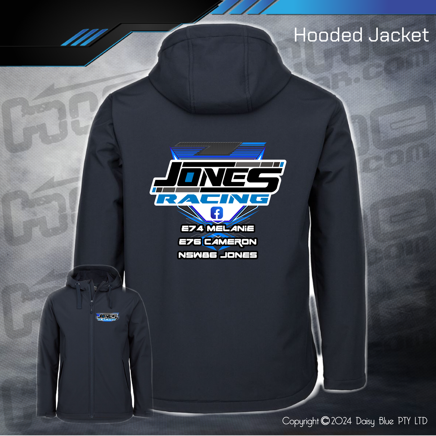 Hooded Jacket - Jones Racing