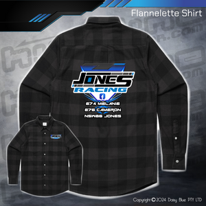 Flannelette Shirt - Jones Racing