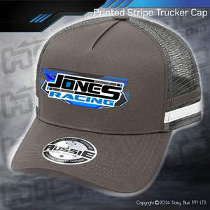 STRIPE Trucker Cap - Jones Racing