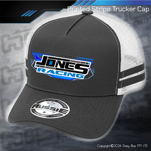 STRIPE Trucker Cap - Jones Racing