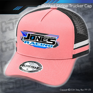 STRIPE Trucker Cap - Jones Racing