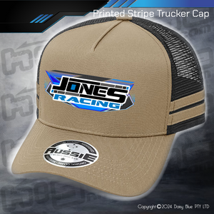 STRIPE Trucker Cap - Jones Racing