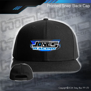 Printed Snap Back CAP - Jones Racing