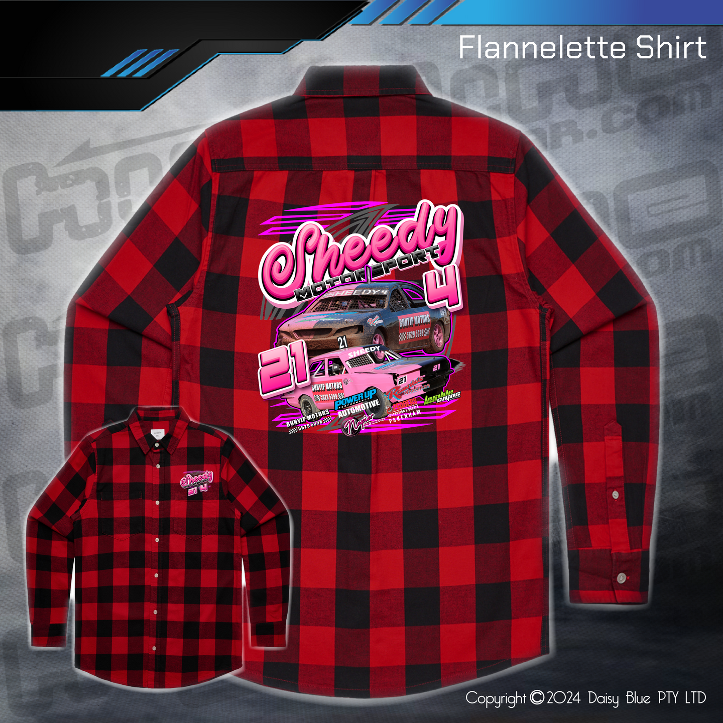 Flannelette Shirt - Sheedy Motorsport