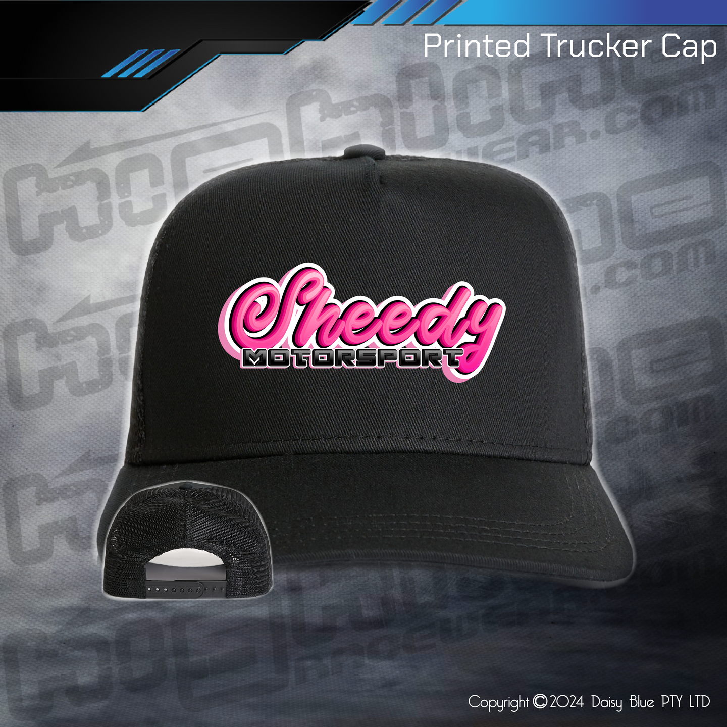 Printed Trucker Cap - Sheedy Motorsport