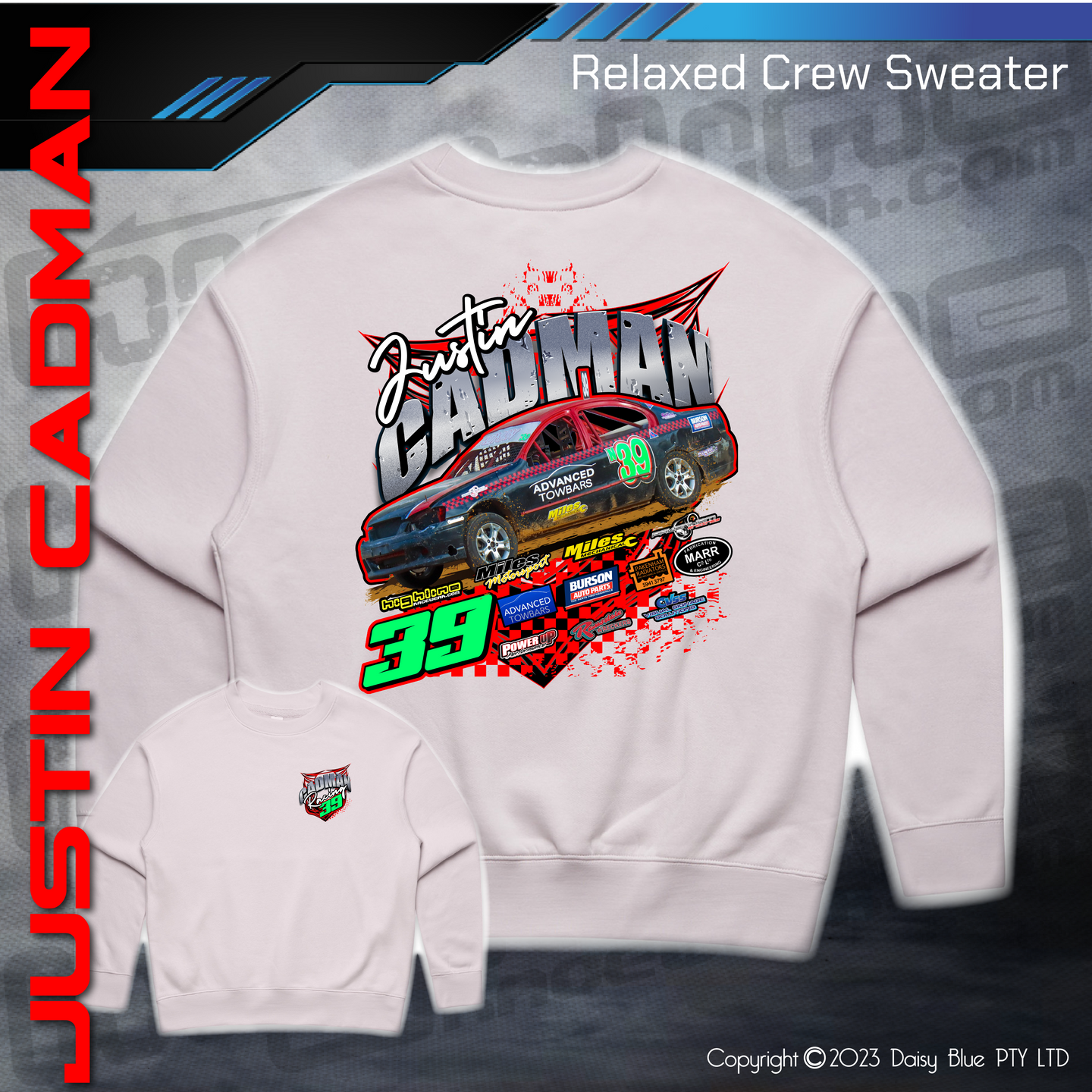 Relaxed Crew Sweater - Justin Cadman