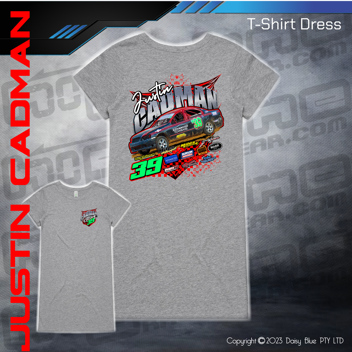 T-Shirt Dress - Justin Cadman