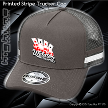 Load image into Gallery viewer, STRIPE Trucker Cap - Braiden Webster
