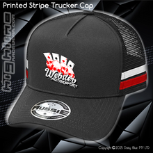 Load image into Gallery viewer, STRIPE Trucker Cap - Braiden Webster
