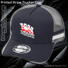 Load image into Gallery viewer, STRIPE Trucker Cap - Braiden Webster
