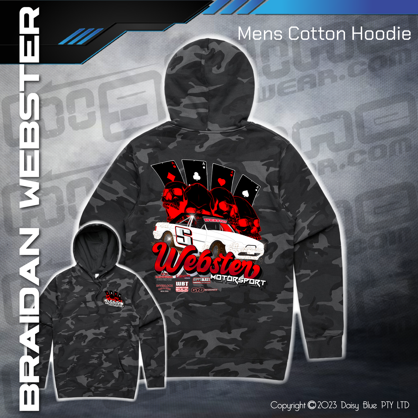 Camo Hoodie - Braidan Webster