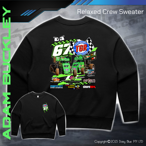 Relaxed Crew Sweater - Adam Buckley