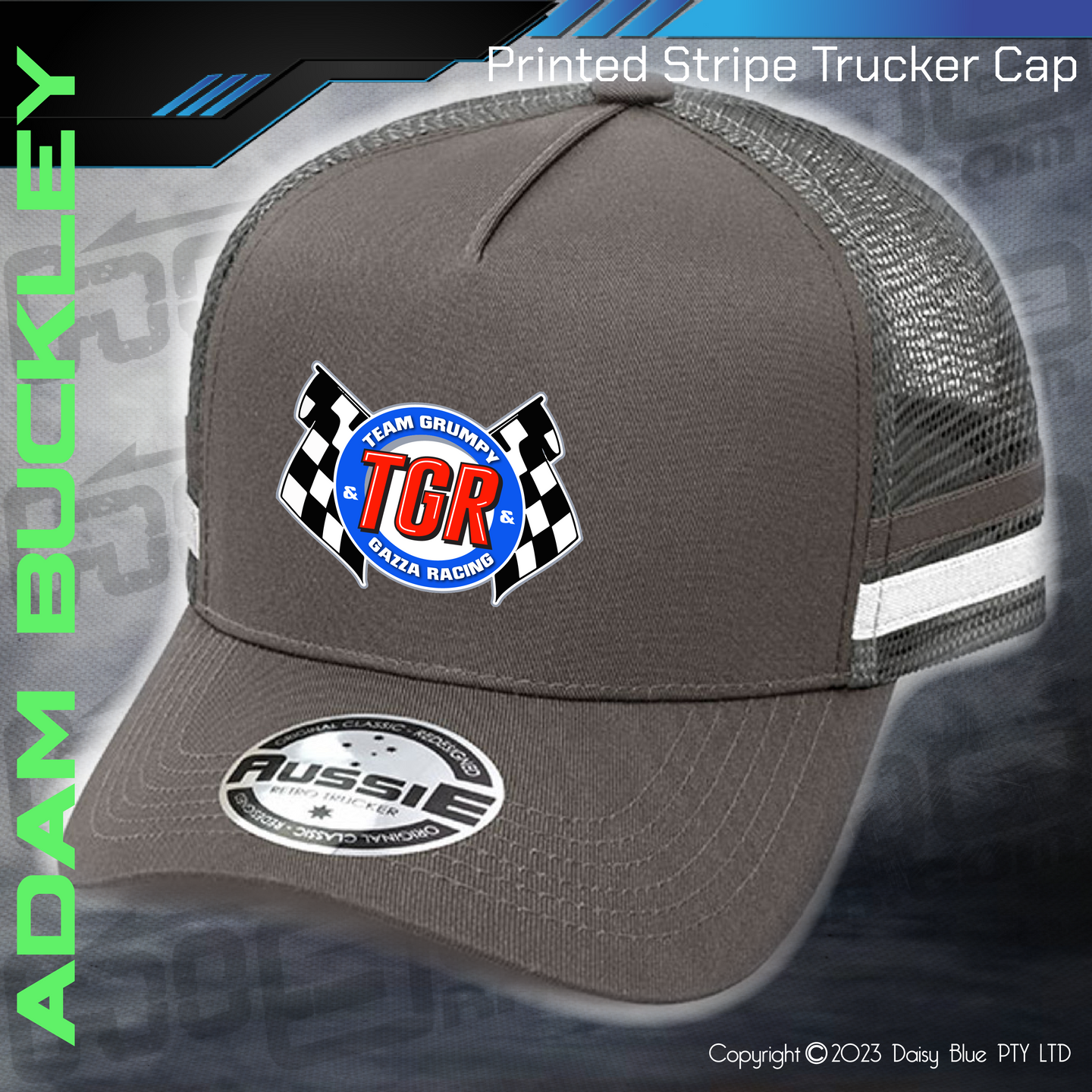 STRIPE Trucker Cap - Adam Buckley