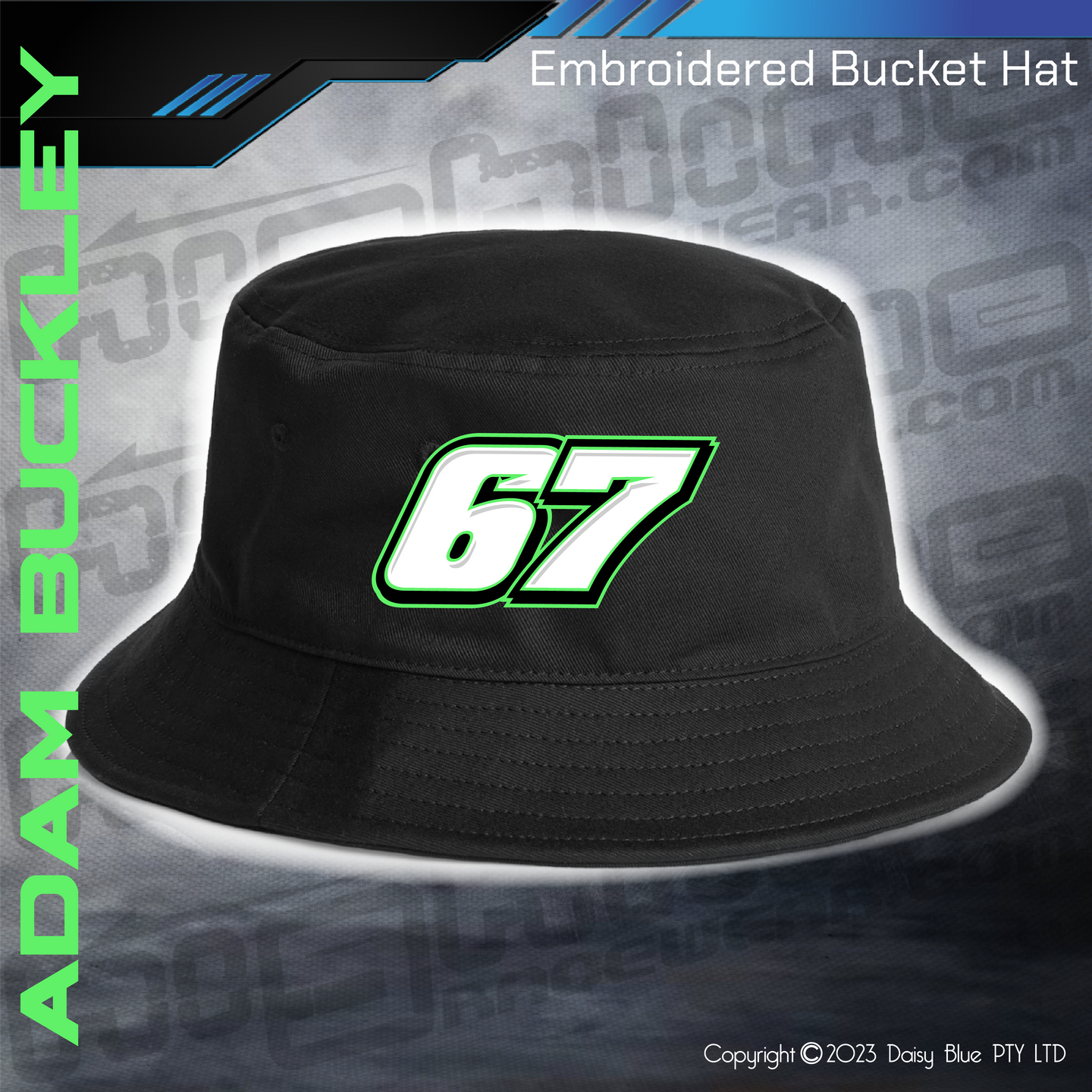 Embroidered Bucket Hat - Adam Buckley