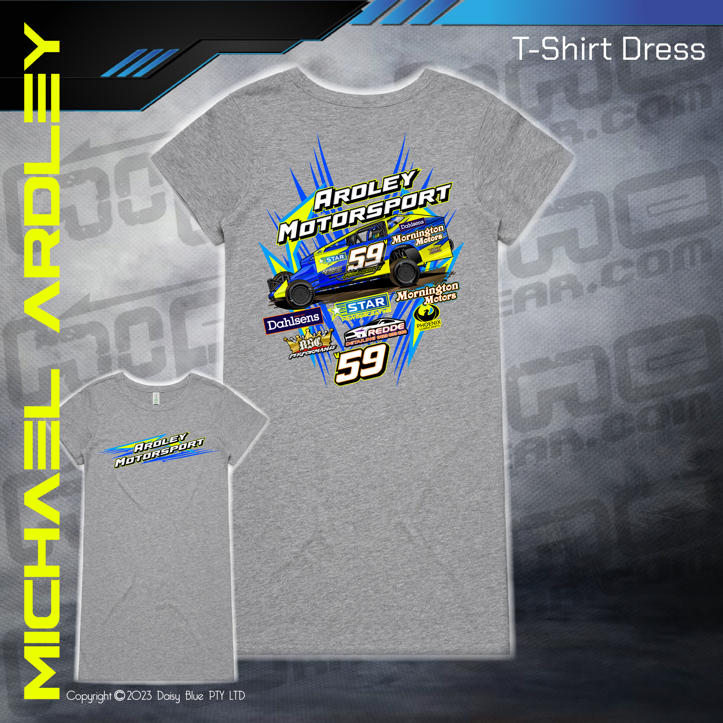 T-Shirt Dress - Ardley Motorsport