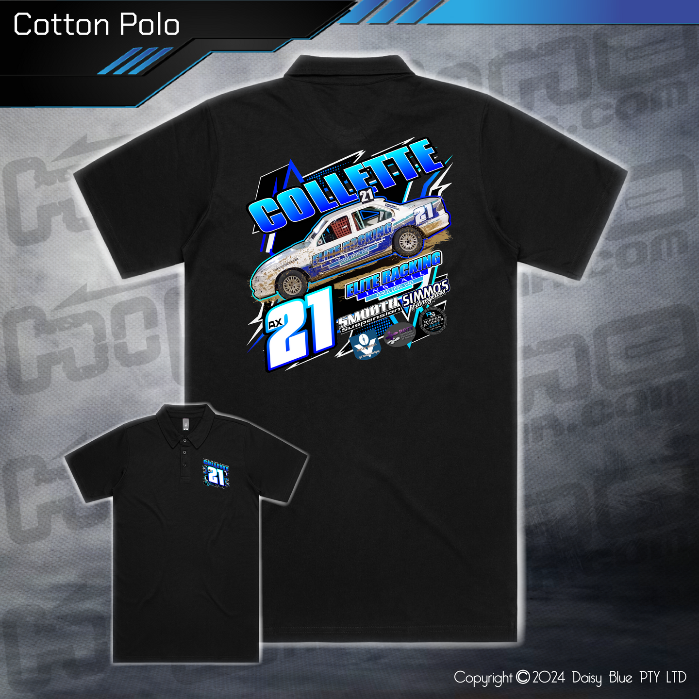 Cotton Polo - Collette Racing