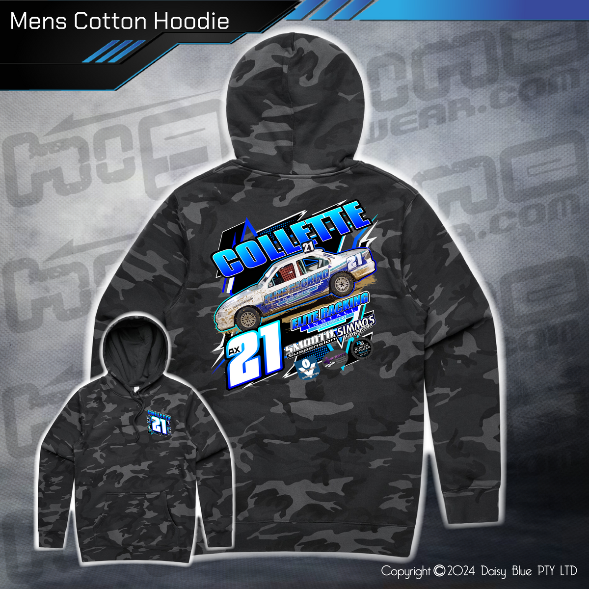 Camo Hoodie - Collette Racing – Highline Racewear