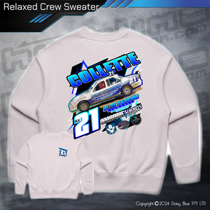 Relaxed Crew Sweater - Collette Racing