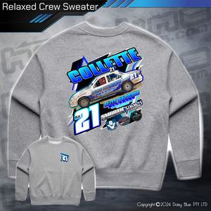 Relaxed Crew Sweater - Collette Racing