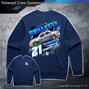 Relaxed Crew Sweater - Collette Racing