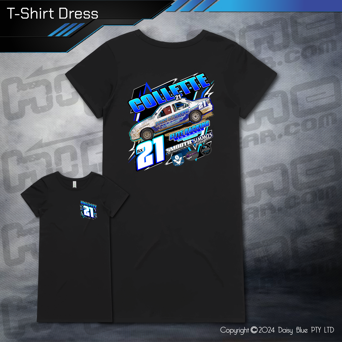 T-Shirt Dress - Collette Racing