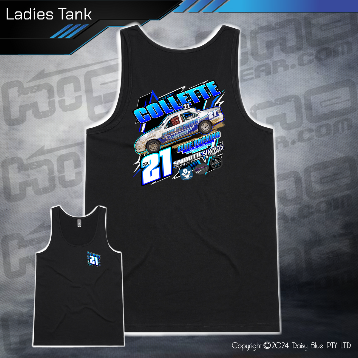 Ladies Tank - Collette Racing – Highline Racewear