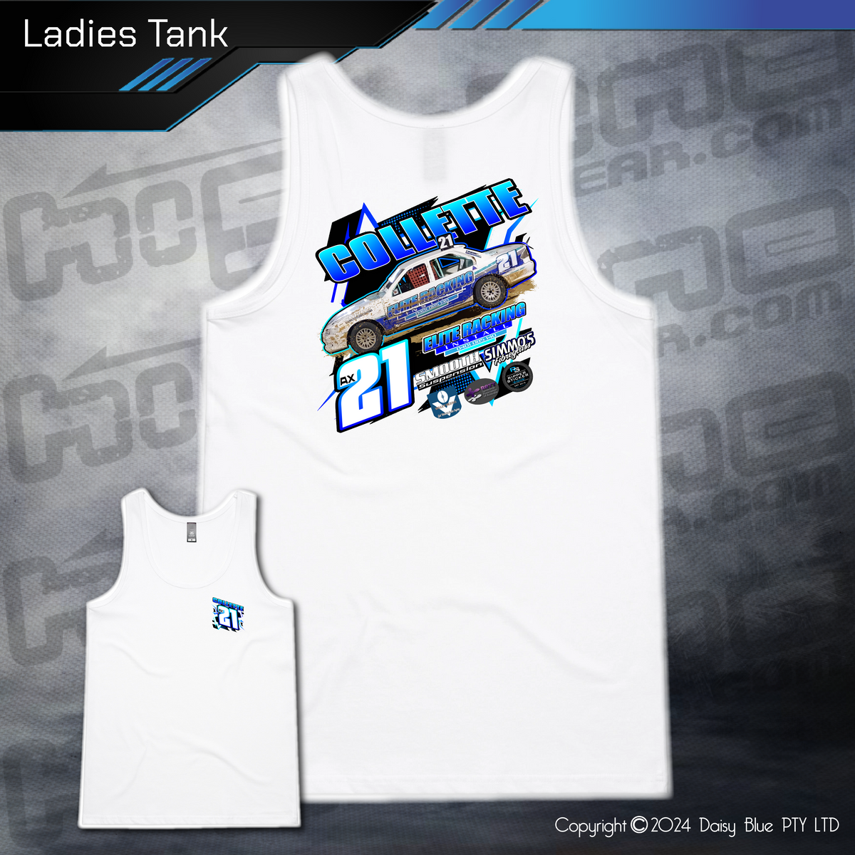 Ladies Tank - Collette Racing – Highline Racewear