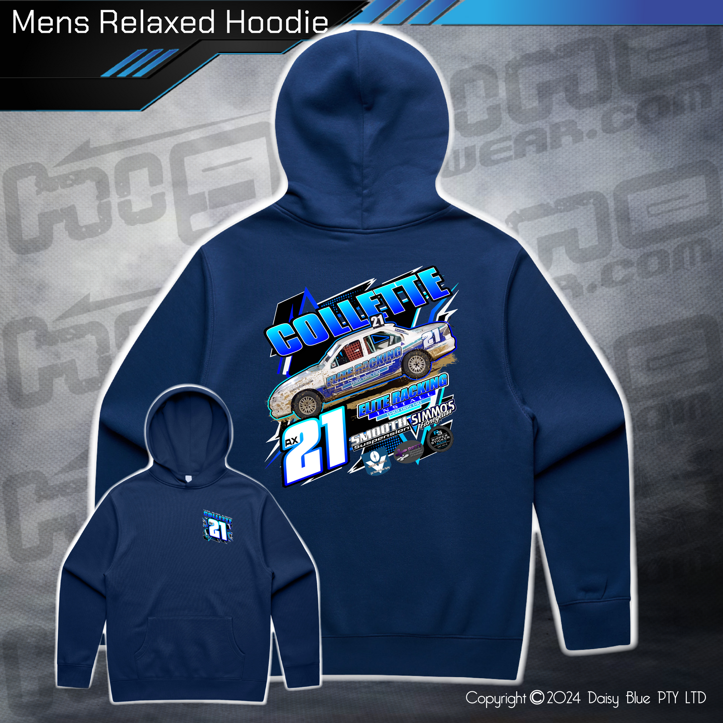 Relaxed Hoodie - Collette Racing