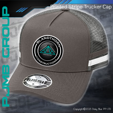 Load image into Gallery viewer, Printed STRIPE Trucker Cap - Blandthorn Constructions
