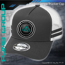 Load image into Gallery viewer, Printed STRIPE Trucker Cap - Blandthorn Constructions
