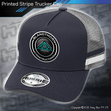 Load image into Gallery viewer, STRIPE Trucker Cap - Blandthorn Constructions
