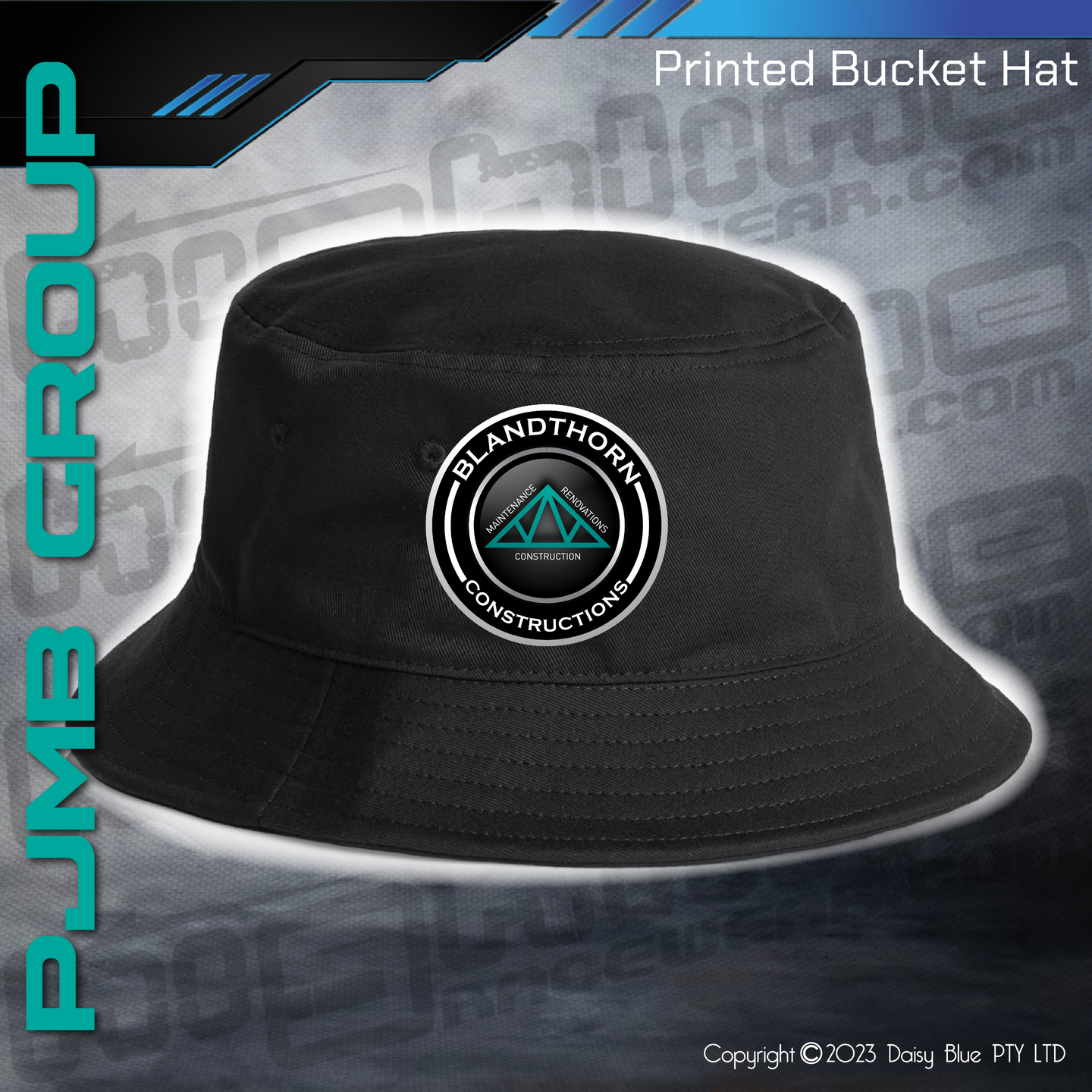 Printed Bucket Hat - Blandthorn Constructions