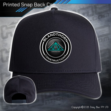 Load image into Gallery viewer, Printed Snap Back CAP - Blandthorn Constructions
