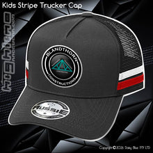 Load image into Gallery viewer, KIDS Stripe Trucker - Blandthorn
