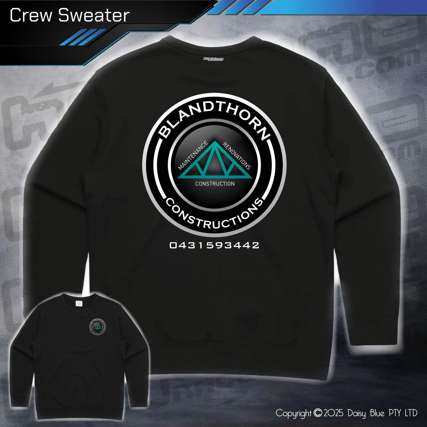 Crew Sweater - Blandthorn Constructions