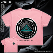 Load image into Gallery viewer, Ladies Crop Tee - Blandthorn
