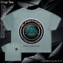 Load image into Gallery viewer, Ladies Crop Tee - Blandthorn
