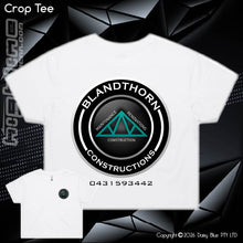 Load image into Gallery viewer, Ladies Crop Tee - Blandthorn
