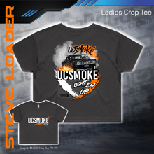 Load image into Gallery viewer, Ladies Crop Tee - UCSmoke 2
