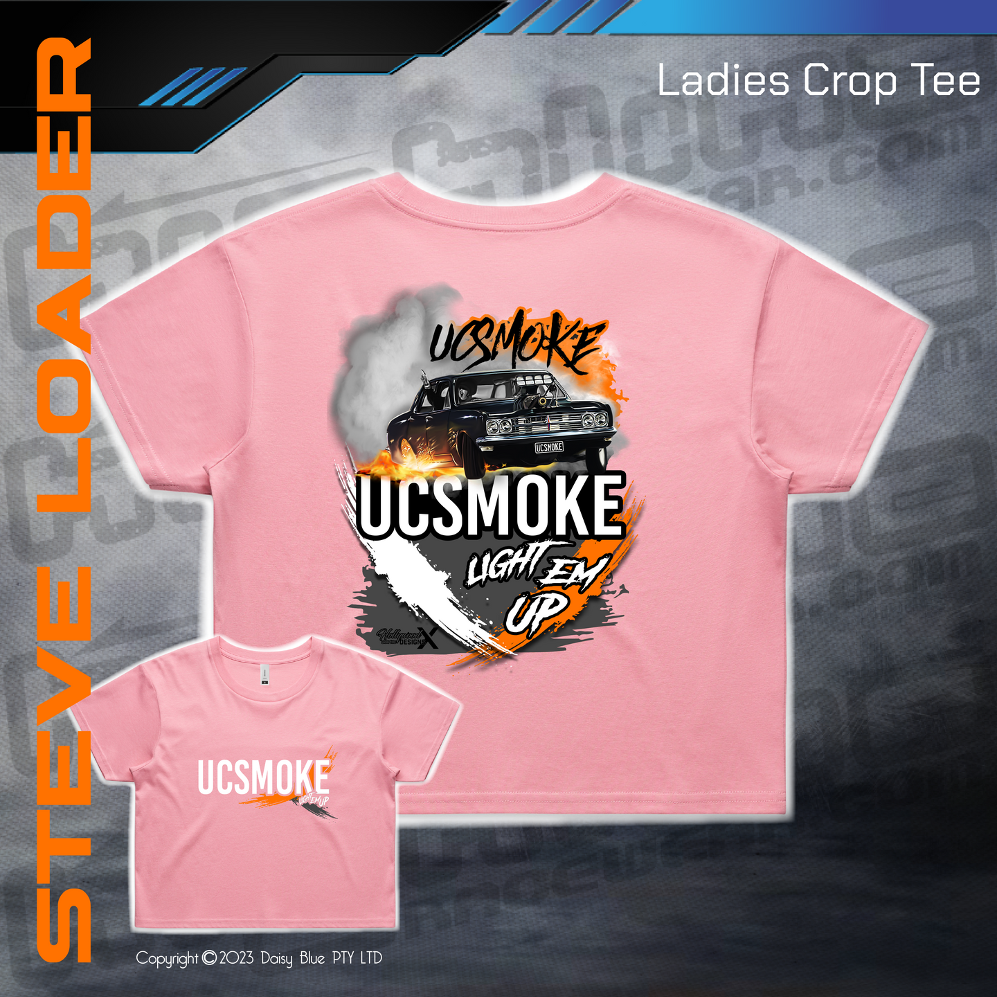 Ladies Crop Tee - UCSmoke 2