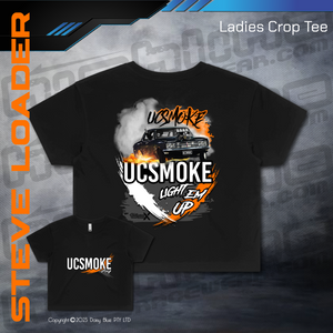 Ladies Crop Tee - UCSmoke 2