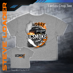 Ladies Crop Tee - UCSmoke 2