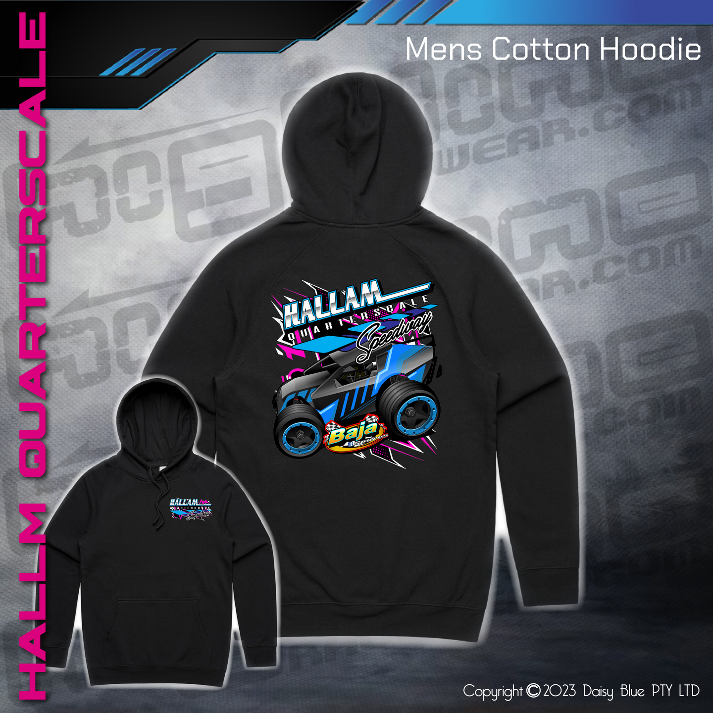 Hoodie -  Hallam Quarterscale Speedway