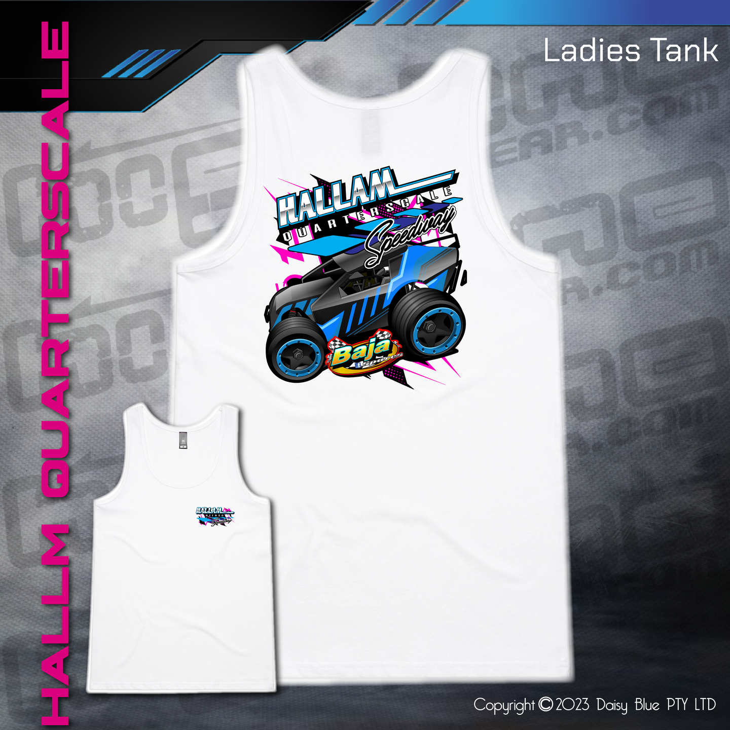 Ladies Tank -  Hallam Quarterscale Speedway