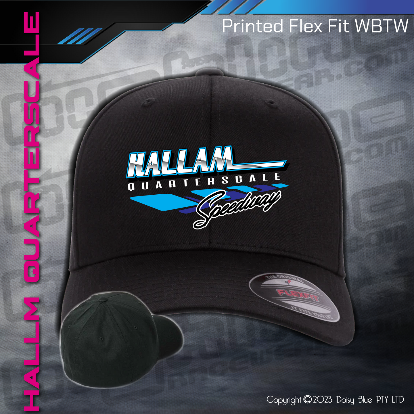 FLEX FIT CAP - Hallam Quarterscale Speedway