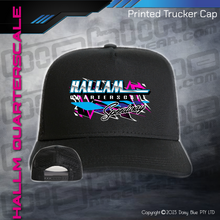 Load image into Gallery viewer, Printed Trucker Cap - Hallam Quarterscale Speedway
